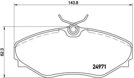 P68055 Гальмівні колодки дискові BREMBO підбір по vin на Brocar