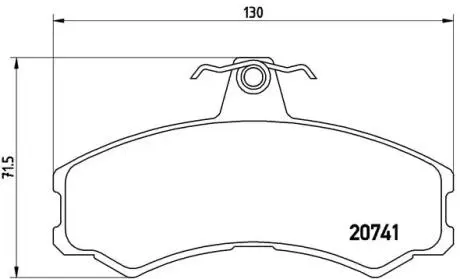 PA6024 Гальмівні колодки дискові BREMBO підбір по vin на Brocar