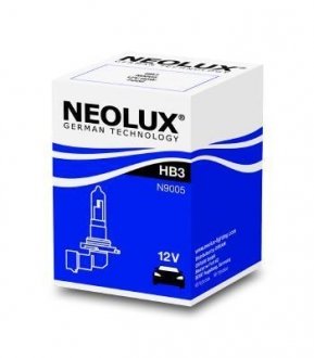 N9005 Автолампа Neolux n9005 HB3 P20d 60 W прозрачная NEOLUX подбор по vin на Brocar