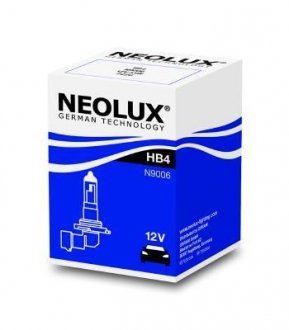 N9006 Автолампа Neolux n9006 HB4 P22d 51 W прозрачная NEOLUX підбір по vin на Brocar
