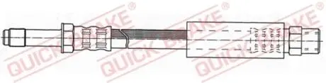 32327 Тормозной шланг QUICK BRAKE подбор по vin на Brocar