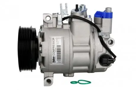 813150 Компрессор кондиционера Audi A4 1.6-3.0 02-08/A6 2.0-3.0 04-11/A8 3.0TDI 03-10 VALEO підбір по vin на Brocar
