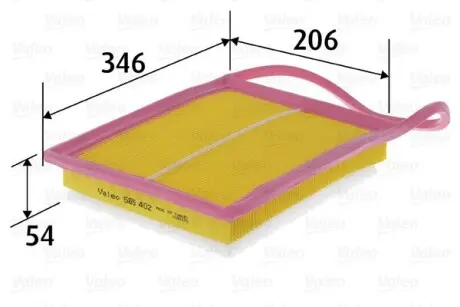 585402 Фильтр VALEO подбор по vin на Brocar