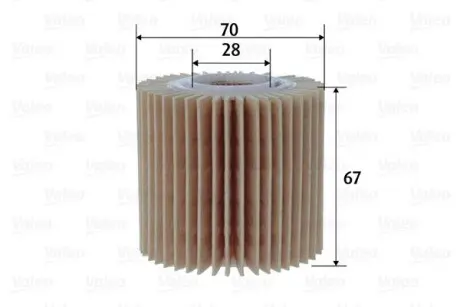 586606 FILTR OLEJU TOYOTA YARIS II VALEO підбір по vin на Brocar