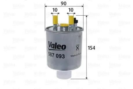 587093 Фільтр палива VALEO подбор по vin на Brocar