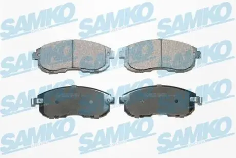 5SP1606 Тормозные колодки дисковые перед. Nissan Tiida 1.5-1.8 07-/Juke 10- SAMKO підбір по vin на Brocar