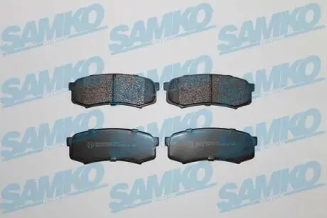 5SP749 Тормозные колодки дисковые зад. Toyota Land Cruiser 3.0 03- SAMKO подбор по vin на Brocar