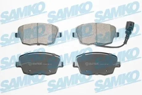 5SP973 Комплект гальмівних колодок, дискове гальмо SAMKO підбір по vin на Brocar