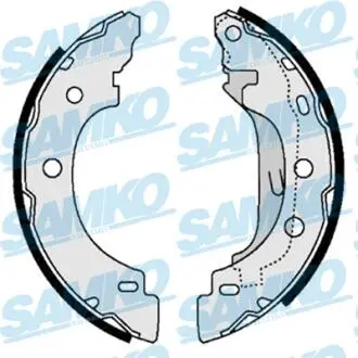87330 Колодки тормозов зад KANGOO 97> (203x38)(Bosch) SAMKO подбор по vin на Brocar