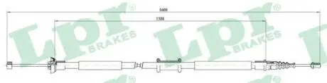 C0198B Трос, стояночная тормозная система LPR підбір по vin на Brocar