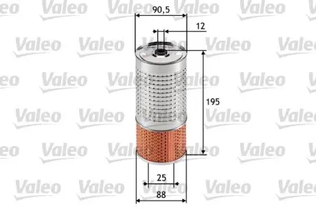586546 Фільтр масла VALEO підбір по vin на Brocar