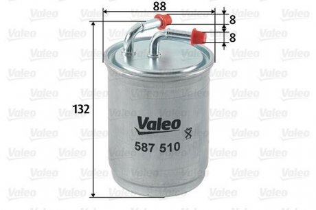 587510 Фильтр топливный VALEO подбор по vin на Brocar