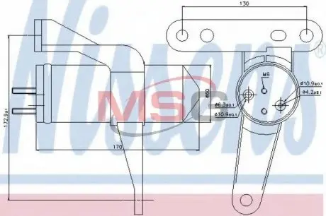 95470 Осушувач кондиціонера NISSENS підбір по vin на Brocar