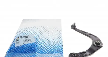 96007362 Рычаг подвески (передний/снизу) (L) Peugeot 206 98- (с шаровой d=18mm) RTS подбор по vin на Brocar