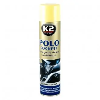 K406WA Поліроль для торпедо &quot;ваніль&quot; / K2 PERFECT POLO COCKPIT SPRAY 600ML VANILLA K2 підбір по vin на Brocar
