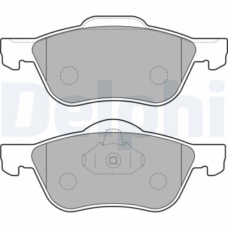 LP1830 Комплект гальмівних колодок, дискове гальмо DELPHI підбір по vin на Brocar