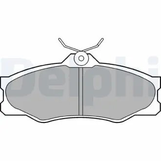 LP548 Комплект тормозных колодок, дисковый тормоз DELPHI підбір по vin на Brocar