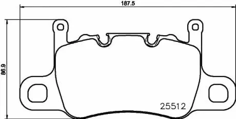 P65037 Тормозные колодки дисковые BREMBO подбор по vin на Brocar