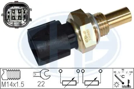 330856 Датчик температури ERA підбір по vin на Brocar