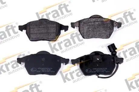 6000375 Комплект гальмівних колодок, дискове гальмо KRAFT підбір по vin на Brocar