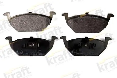 6000380 Комплект гальмівних колодок, дискове гальмо KRAFT підбір по vin на Brocar