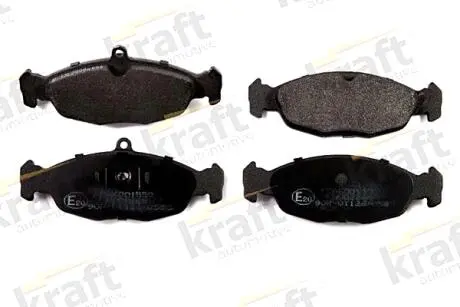 6001550 Комплект гальмівних колодок, дискове гальмо KRAFT підбір по vin на Brocar