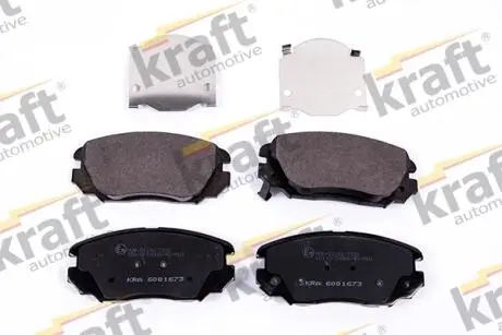 6001673 Комплект гальмівних колодок, дискове гальмо KRAFT підбір по vin на Brocar