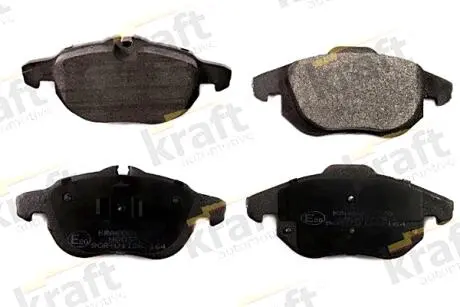 6001720 Комплект гальмівних колодок, дискове гальмо KRAFT підбір по vin на Brocar