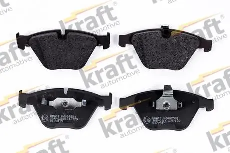 6002581 Комплект гальмівних колодок, дискове гальмо KRAFT підбір по vin на Brocar