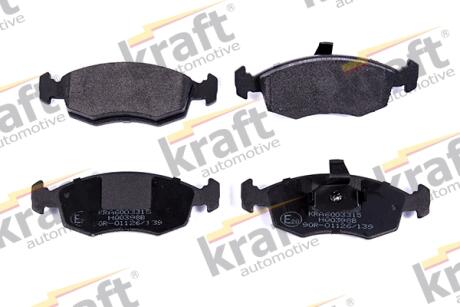 6003315 Комплект тормозных колодок, дисковый тормоз KRAFT підбір по vin на Brocar
