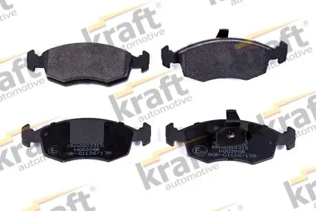 6003315 Комплект гальмівних колодок, дискове гальмо KRAFT підбір по vin на Brocar