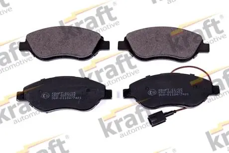 6003323 Комплект гальмівних колодок, дискове гальмо KRAFT підбір по vin на Brocar
