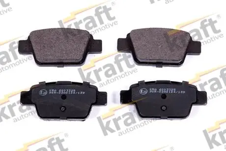 6003325 Комплект гальмівних колодок, дискове гальмо KRAFT підбір по vin на Brocar