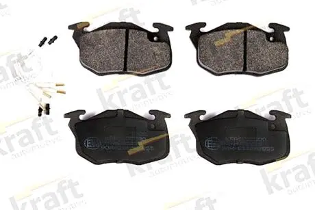 6005500 Комплект гальмівних колодок, дискове гальмо KRAFT підбір по vin на Brocar