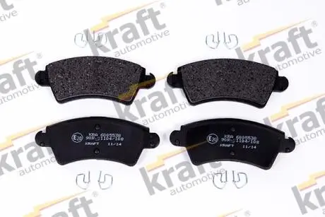 6005538 Комплект гальмівних колодок, дискове гальмо KRAFT підбір по vin на Brocar