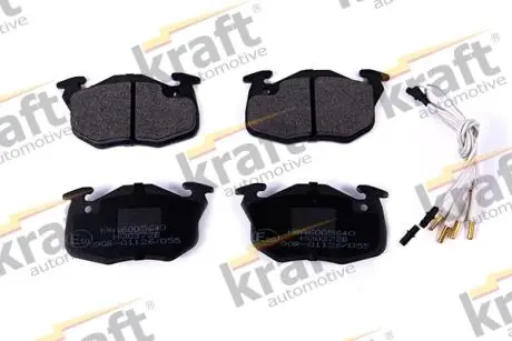 6005640 Комплект тормозных колодок, дисковый тормоз KRAFT подбор по vin на Brocar