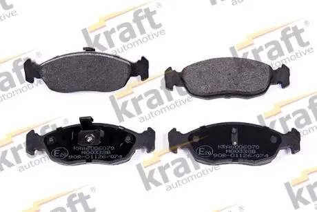 6006070 Комплект гальмівних колодок, дискове гальмо KRAFT підбір по vin на Brocar