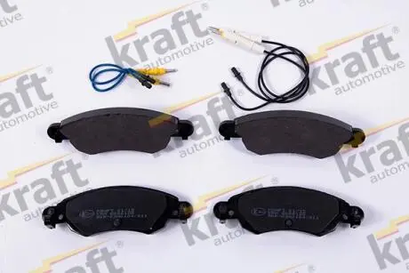 6006128 Комплект гальмівних колодок, дискове гальмо KRAFT підбір по vin на Brocar