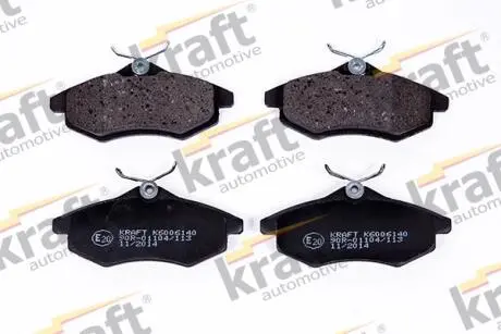 6006140 Комплект тормозных колодок, дисковый тормоз KRAFT подбор по vin на Brocar