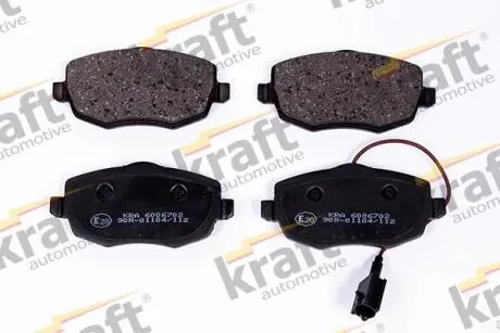 6006702 Комплект гальмівних колодок, дискове гальмо KRAFT підбір по vin на Brocar