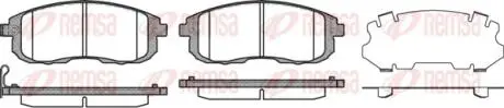 029311 Колодки тормозные дисковые REMSA подбор по vin на Brocar