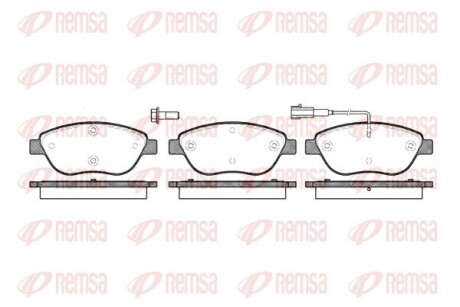 085901 Колодки тормозные дисковые REMSA подбор по vin на Brocar