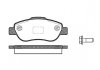 Колодки тормозные дисковые передние  FIAT PANDA 03-12 1100 00