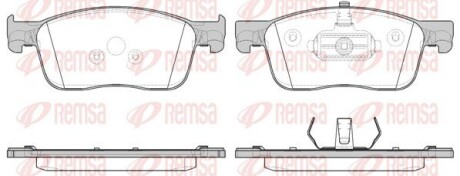 171900 Колодки гальмівні дискові REMSA підбір по vin на Brocar