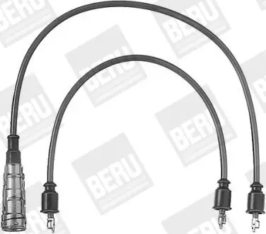 ZEF435 Комплект проводов зажигания BERU підбір по vin на Brocar