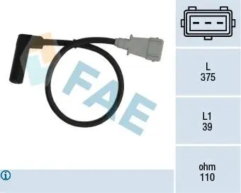 79152 Датчик, імпульс запалювання, Датчик частоти обертання, управління двигуном FAE підбір по vin на Brocar
