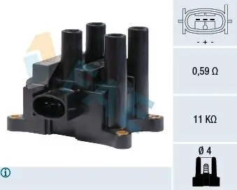 80214 Катушка зажигания (вир-во FAE) FAE подбор по vin на Brocar