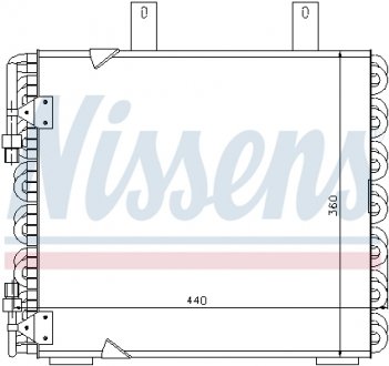 94172 Радіатор кондиціонера NISSENS підбір по vin на Brocar