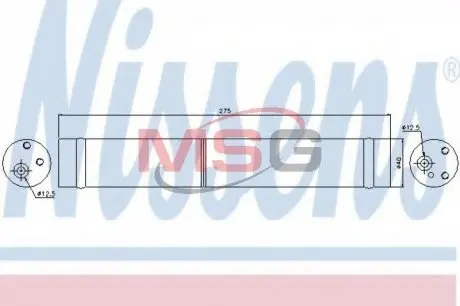 95312 Осушувач кондиціонера NISSENS підбір по vin на Brocar