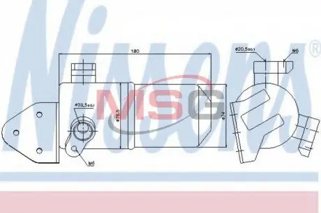 95433 Осушитель кондиционера NISSENS подбор по vin на Brocar
